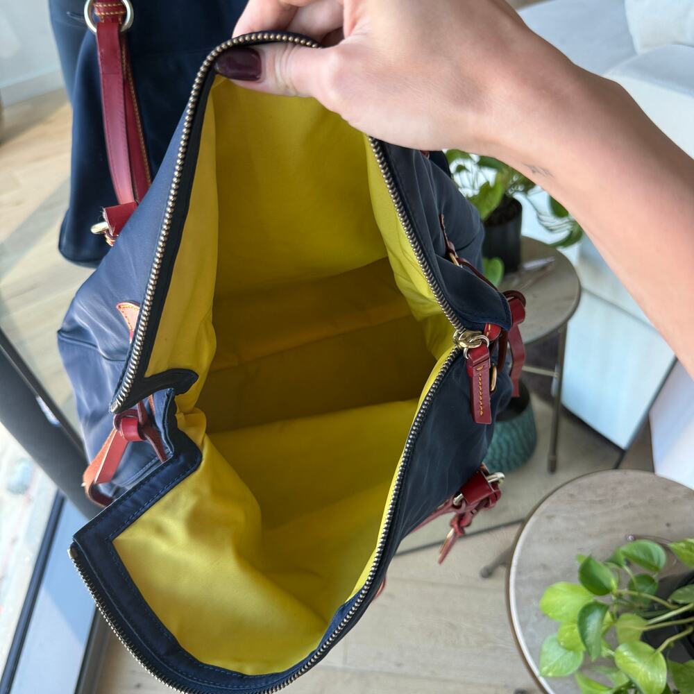 Dooney & Bourke Vintage Smith Nylon Satchel Bag - Picture 4 of 8